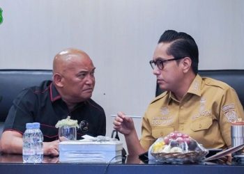 Wali Kota Medan Rico Tri Putra Bayu Waas -Ketua Pansus Penertiban Aset DPRD Kota Medan, Robi Barus. (Foto Ist)