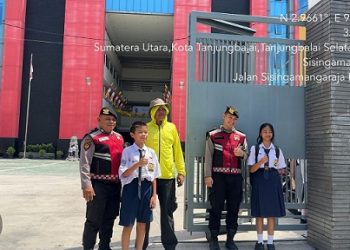 Sat Samapta Polres Tanjungbalai Sambangi Sekolah
