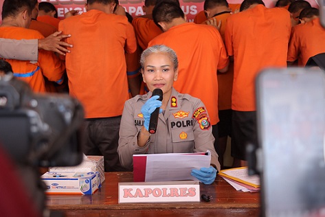 Kapolres Pematangsiantar AKBP Sah Udur T.M. Sitinjak SH. SIK. MH