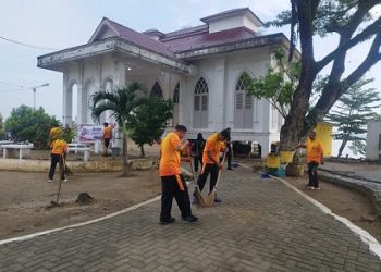 Polres Tanjungbalai Gelar Aksi Bersih Bersih Gerakan Indonesia Asri