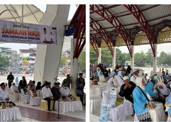 Polres Tanjungbalai Sambut dan Amankan Kepulangan 130 Jemaah Haji/Hajah 1447 H