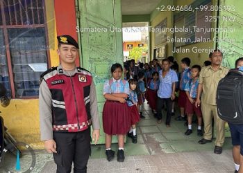 Sat Samapta Polres Tanjung Balai menggelar patroli dialogis dan sambang sekolah di Sekolah Methodist