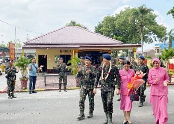 Penyambutan IPTU Rafles Rury Carera Manurung S.Tr.K., S.I.K Sebagai Danki 2 Batalyon B Sat Brimob Polda Sumut yang Baru Penuh Keakraban dan Kekeluargaan