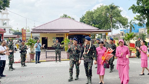 Penyambutan IPTU Rafles Rury Carera Manurung S.Tr.K., S.I.K Sebagai Danki 2 Batalyon B Sat Brimob Polda Sumut yang Baru Penuh Keakraban dan Kekeluargaan