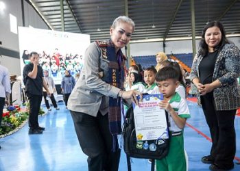 Kapolres Pematangsiantar AKBP Sah Udur T.M. Sitinjak SH. SIK. MH Hadiri Pelepasan Anak Didik PAUD-SAB se Kota Pematangsaintar T.A 2025/2026