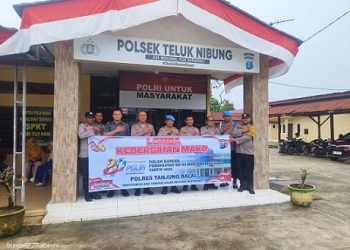 Tim penilai saat di Polsek Teluk Nibung