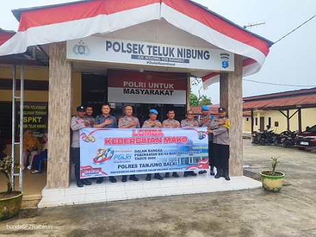 Tim penilai saat di Polsek Teluk Nibung