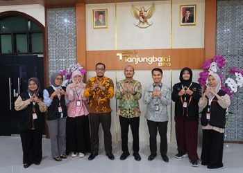 Wali Kota Tanjungbalai Mahyaruddin Salim menerima kunjungan Badan Pusat Statistik (BPS) Kota Tanjungbalai
