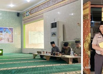 AIPDA Fadlan Fahmi saat lomba Rohani MTQ Cabang Mujawwad dan Raih Juara 1