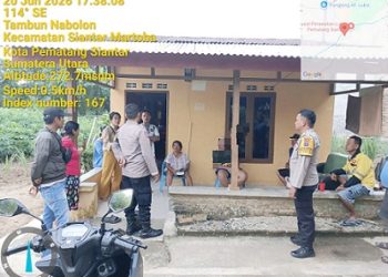 Polsek Siantar Martoba Respon Cepat Amankan Pria Diduga ODGJ Mengamuk di Simpang Karangsari