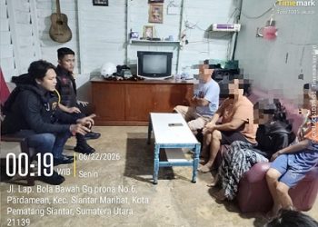 Timsus Dayok Mirah Polres Pematangsiantar Antarkan Anak Perempuan Seminggu Tak Pulang Ke Rumah Dengan Orangtuanya