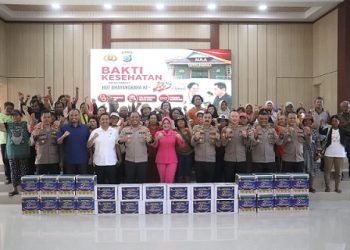 Polres Simalungun Gelar Bakti Kesehatan dan Bakti Sosial