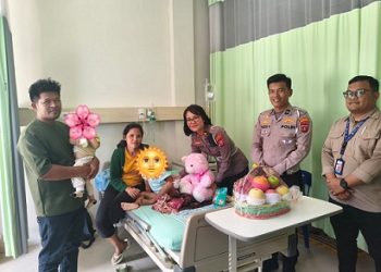 Sat Lantas Polres Simalungun Gelar Bakso Jenguk Korban Laka Lantas