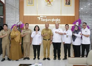 Wali Kota Mahyaruddin Salim Terima Kunjungan dan Audensi Kepala Kantor BPN Tanjungbalai