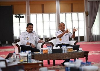 Wali Kota Tanjungbalai Mahyaruddin Salim didampingi sejumlah OPD audiensi dengan Gubernur Sumut Muhammad Bobby Afif Nasution