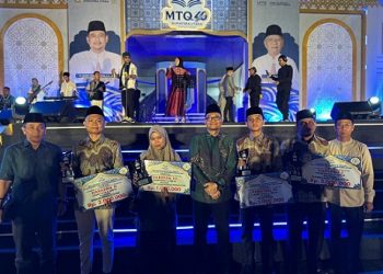Wakil Wali Kota Tanjungbalai Muhammad Fadly Abdina Hadiri Penutupan MTQ Ke-40 Provinsi Sumut 