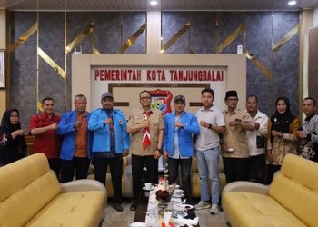 Wakil Wali Kota Tanjungbalai Muhammad Fadly Abdina  Terima Audiensi dan Kunjungan Silaturahmi DPD KNPI