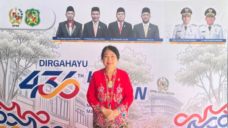 Anggota DPRD Medan Fraksi PDIP DPRD DR Dra Lily. MBA, MH. (Foto Ist)