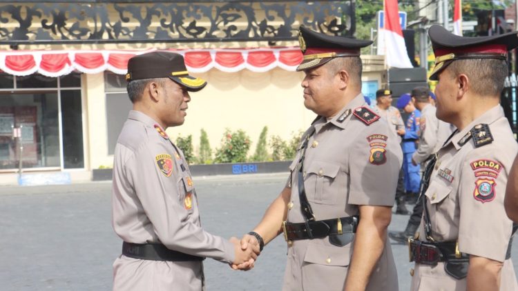 Kapolres Tanjungbalai, AKBP Welman Feri, S.I.K. M.I.K pimpinan Sertijab Wakapolres
