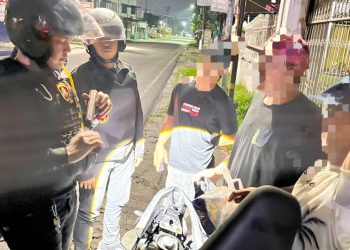 Timsus Dayok Mirah Polres Pematangsiantar Laksanakan Patroli Rutin Malam Hari