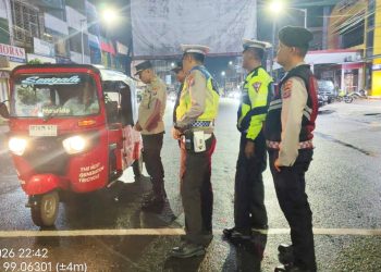 Polres Pematangsiantar Laksanakan Patroli BLP di Jalan Sutomo