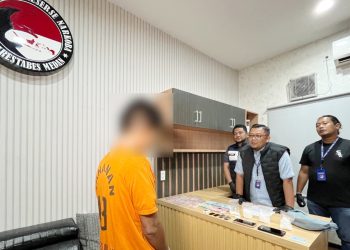 Pemasok sekaligus residivis narkoba yang ditangkap polisi. (Foto Ist)