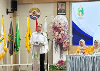 Wakil Wali Kota Tanjungbalai Muhammad Fadly Abdina hadiri pengukuhan para mahasiswa yang berhasil menyelesaikan studi dalam acara Yudisium XXXVI Fakultas Pertanian UNA