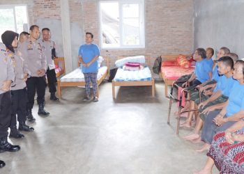 Polres Pematangsiantar Gelar Baksos di Panti Jompo