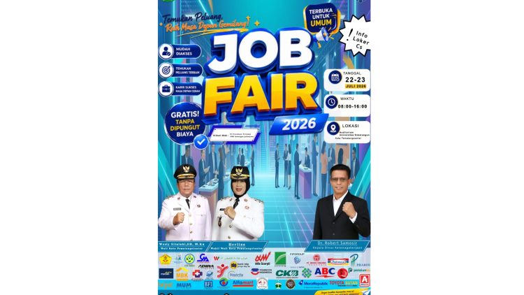 22-23 Juli 2026, Pemko Pematangsiantar Gelar Job Fair di Auditorium USI