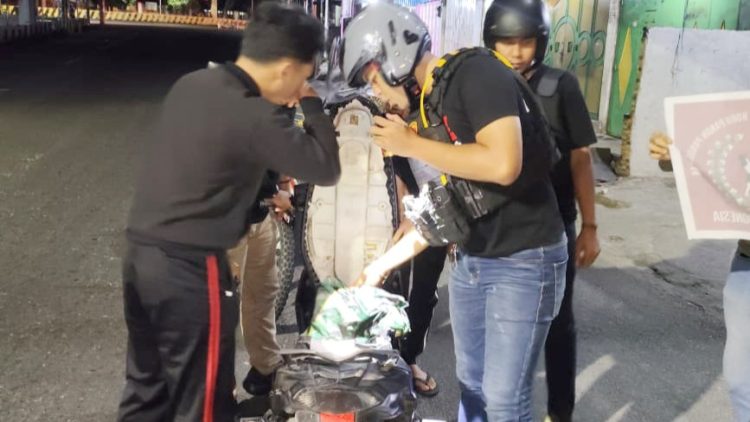 Timsus Dayok Mirah saat patroli rutin