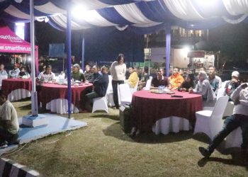 Kapolres Simalungun AKBP Marganda Aritonang, S.H. S.I.K. M.M menggelar kegiatan Nonton Bareng (Nobar) Final Piala Dunia Sepak Bola FIFA 2026