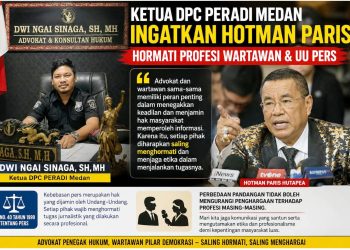 Advokat Dwi Ngai Sinaga, SH, MH. (Foto Ist)