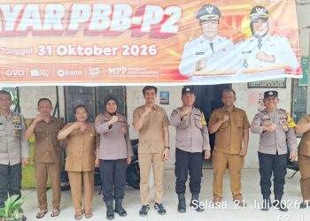 Kapolsek Siantar Utara IPTU Nana Sandra SH melakukan Kunker ke Kantor Kelurahan Bane