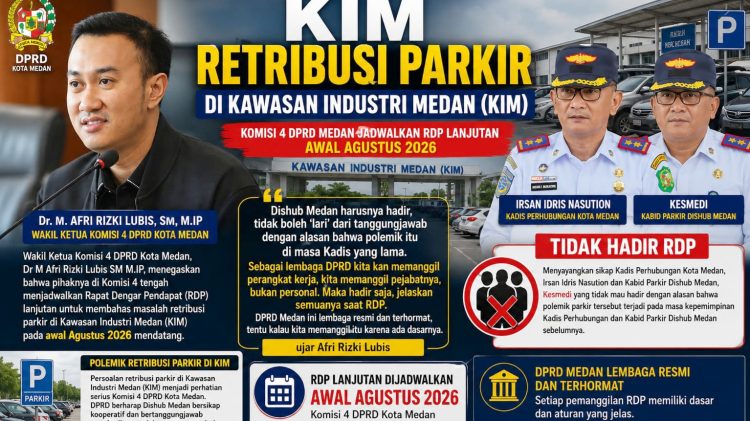 Wakil Ketua Komisi 4 DPRD Kota Medan, Afri Rizki Lubis. (Foto Ist)