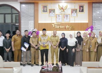 Wali Kota Tanjungbalai Mahyaruddin Salim terima Audiensi Tim Kemenkomdigi RI