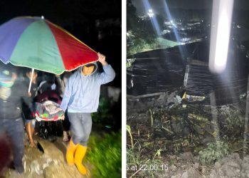 salah satu warga luka luka saat dievakuasi