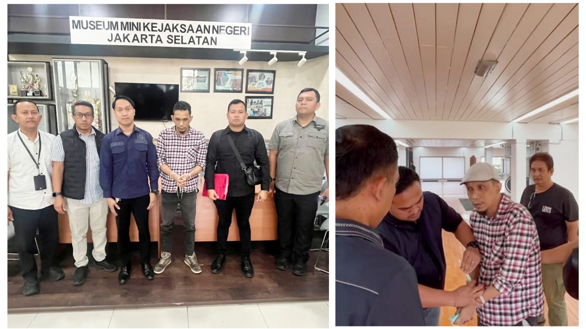 Kejari Pematangsianțar melalui Jaksa Eksekutor Lamhot Efrikson Siburian, S.H. M.H saat eksekusi terpidana Mangaratua Siahaan