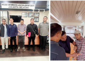 Kejari Pematangsianțar melalui Jaksa Eksekutor Lamhot Efrikson Siburian, S.H. M.H saat eksekusi terpidana Mangaratua Siahaan