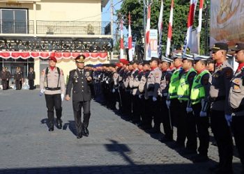 Kapolres Tanjungbalai AKBP Welman Feri, S.I.K., M.I.K pimpin Upacara Hari Bhayangkara ke-80 Tahun 2026