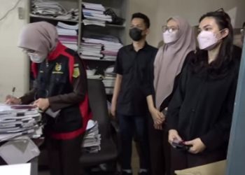 Tim Pidsus Kejari Medan geledar RSUD Dr Pirngadi Medan terkait dugaan korupsi kegiatan belanja barang dan jasa yang bersumber dari Badan Layanan Umum Daerah (BLUD). (Foto Ist)
