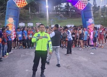 Polres Simalungun Gelar Pengamanan Ketat, Ratusan Peserta Meriahkan Run Fun Parapat 2026 Bank Sumut