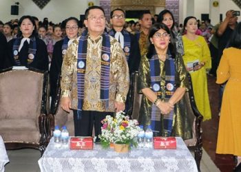 Wali Kota Pematangsiantar Wesly Silalahi SH MKn, menghadiri acara Pesta Paduan Suara (Pesparawi) Sekolah Minggu Sinode GKPS Tahun 2026