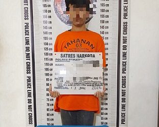 Tersangka NIZD dan barang bukti
