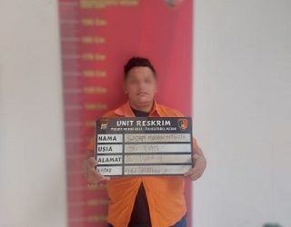 Pelaku pencurian emas 177,8 gram yang ditangkap polisi. (Foto Ist)
