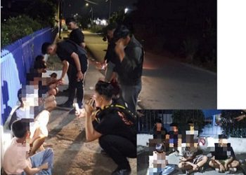 Timsus Dayok Mirah Polres Pematangsiantar Amankan Tiga Remaja Diduga Ngelem di Depan SMPN 6