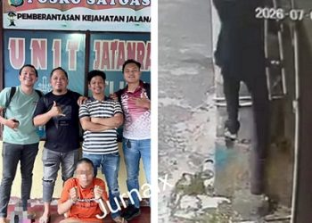 Pelaku pencurian bak Spiderman inisial WH diapit Tim Jatanras Sat Reskrim