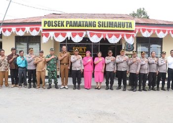 Kapolres Simalungun AKBP Marganda Aritonang, S.H. S.I.K. M.M melaksanakan kunjungan kerja (Kunker) di Polsek Pamatang Silimakuta