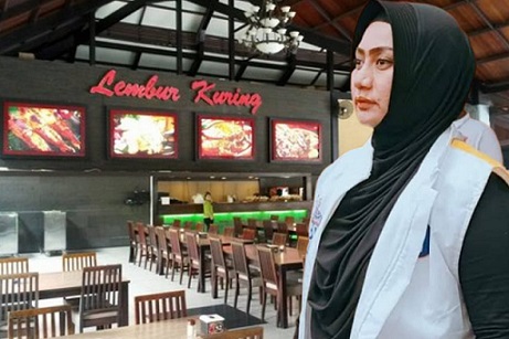Anggota DPRD Komisi 4 , Lailatul Badri minta DLH Kota Medan trasparan soal dokumen IPAL Restouran Lembur Kuring di Jalan Tengku Amir Hamzah, Medan. (Foto Ist)