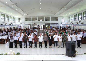 Walikota Pematangsiantar Wesly Silalahi SH. M.Kn dan Kapolres Pematangsiantar AKBP Sah Udur T.M. Sitinjak SH. SIK. MH Hadiri Pembukaan Pameran Job Fair di Kota Pematangsiantar Tahun 2026