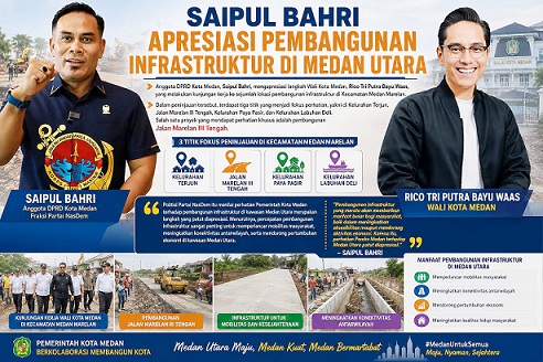 Anggota DPRD Kota Medan, Saipul Bahri. (Foto Ist)